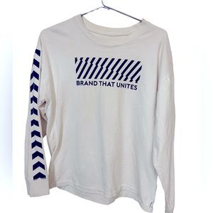 Y2K Retro Express Brand That Unites Long Sleeve Men’s M T-Shirt Soft High End